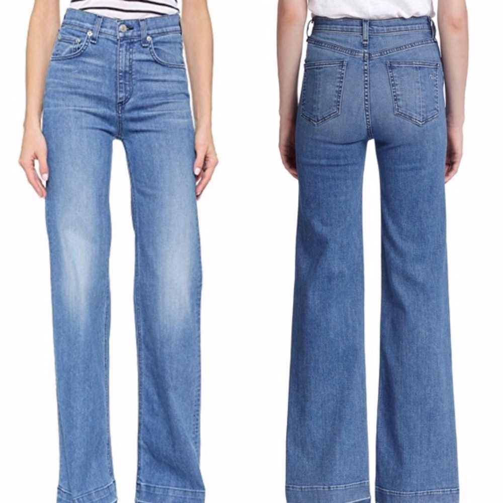 Rag & Bone Justine Wide Leg Whitby Jeans NWOT